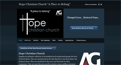 Desktop Screenshot of hopeag.com